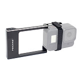 FEICHAO Aluminum Alloy Gimbal Stabilizer Splint Bracket with Nylon Velcro Ties Compatible for GoPro Series / EK7000 4K Sports Camera Mobile Phone