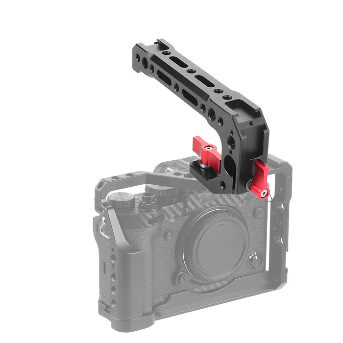 FEICHAO Universal Multi-function Aluminum alloy CNC Top Handle Grip With 15mm Rod Clamp Stabilizer Bracke For Dslr Camera Cage