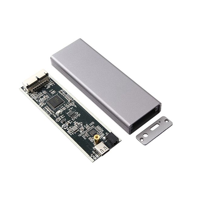 XT-XINTE Aluminum Alloy Type-C USB-C to 16+12 Pin Mobile Box AC-MAC3EHDD Enclosure for Air Pro 2013 2014 2015 2016 SSD Portable Case