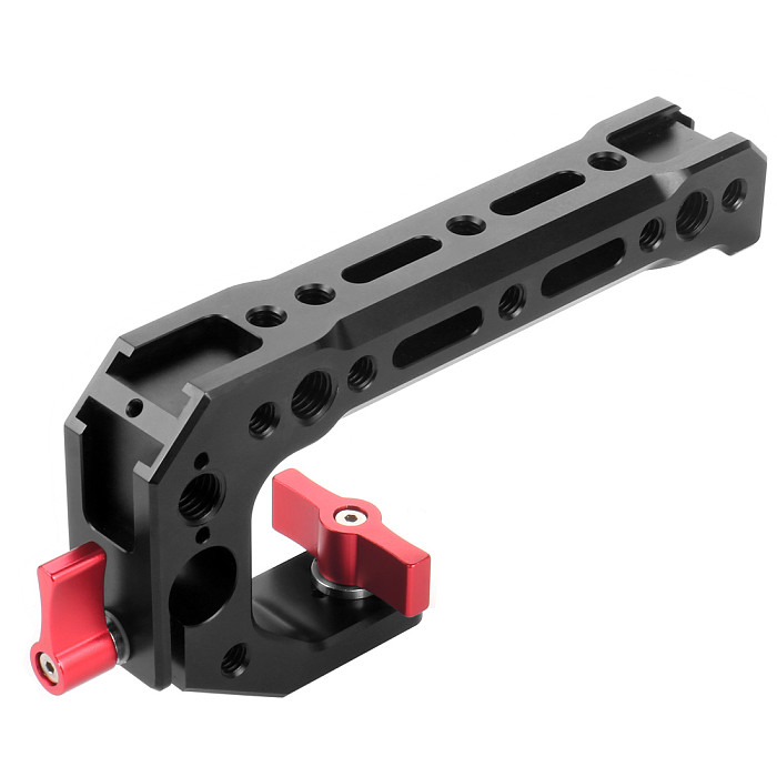 FEICHAO Universal Multi-function Aluminum alloy CNC Top Handle Grip With 15mm Rod Clamp Stabilizer Bracke For Dslr Camera Cage