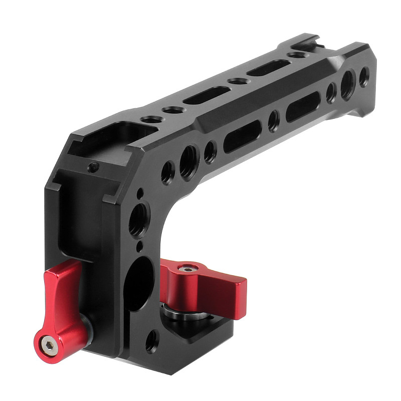 FEICHAO Universal Multi-function Aluminum alloy CNC Top Handle Grip With 15mm Rod Clamp Stabilizer Bracke For Dslr Camera Cage