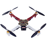 JMT F450 4-Axis Airframe 450mm Quadcopter Drone Frame Kit with 2-4S 30A RC Brushless ESC A2212 1000KV Brushless Motor 13T 1045 CW CCW Propellers