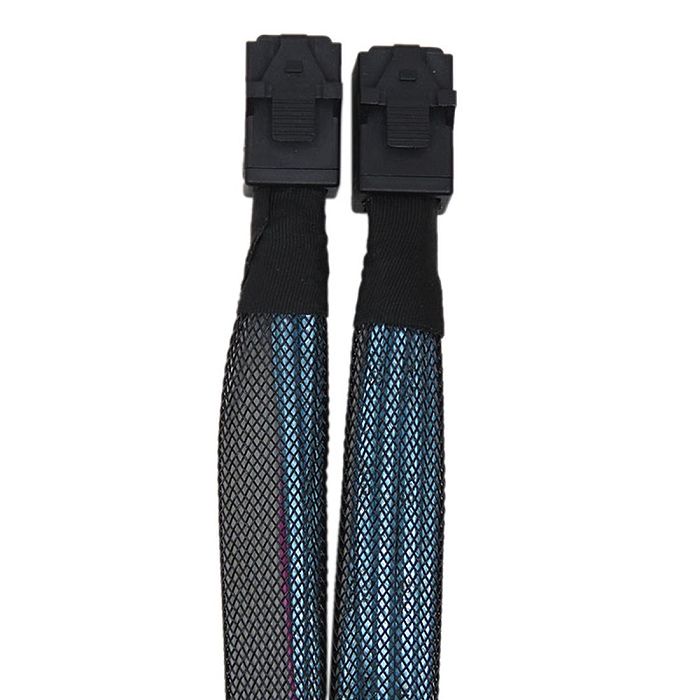 XT-XINTE 50cm/100cm Mini SAS HD SFF 8643 Cable Internal SFF-8643 SAS Cable Mini SAS SFF-8643 to 8643 Cable Adapter for Computer Hard Disk