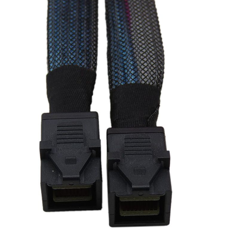 XT-XINTE 50cm/100cm Mini SAS HD SFF 8643 Cable Internal SFF-8643 SAS Cable Mini SAS SFF-8643 to 8643 Cable Adapter for Computer Hard Disk