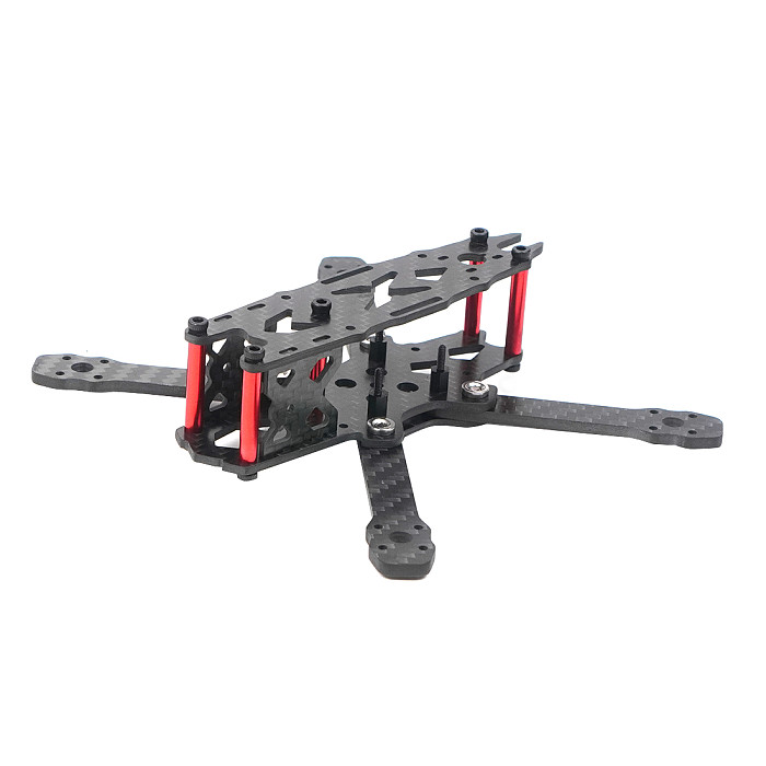 JMT FS135 135mm Wheelbase Mini FPV Frame Kit Carbon Fiber CF Rack For DIY FPV Racing Drone Quadcopter 3 inch Props 1103/1104/1305 Motor