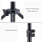 BGNING Camera Photography Extended Stabilized Tripod Fill Light Metal Three-section Tripod for Mobile Phone Micro SLR Camera Photography
