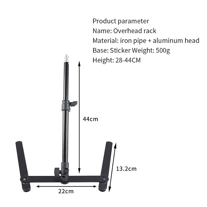 BGNING Mobile Phone Photography Overhead Stand Live Fill Light Microphone Photography Stand Photography Accesories