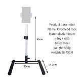 BGNING Phone Photography Overhead Stand Fill Light Microphone Thickened Aluminum Tube Shooting Bracket Adjustable Rod Photo Studio Accessories