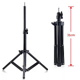 BGNING Camera Photography Extended Stabilized Tripod Fill Light Metal Three-section Tripod for Mobile Phone Micro SLR Camera Photography