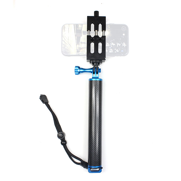 BGNing 360Degree Rotation Bike Clamp Selfie Tripod Stand with Mobile Phone Clip Mount for GoPro7 8 Max AKASO EK7000 4K Cameras