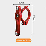 QWINOUT Bicycle Water Bottle Holder Adapter Aluminum Alloy Handlebar Water Cup Rack Bracket Clip Clamp Cycling Accessories for Electric Car Motorcycle Mountain Bike