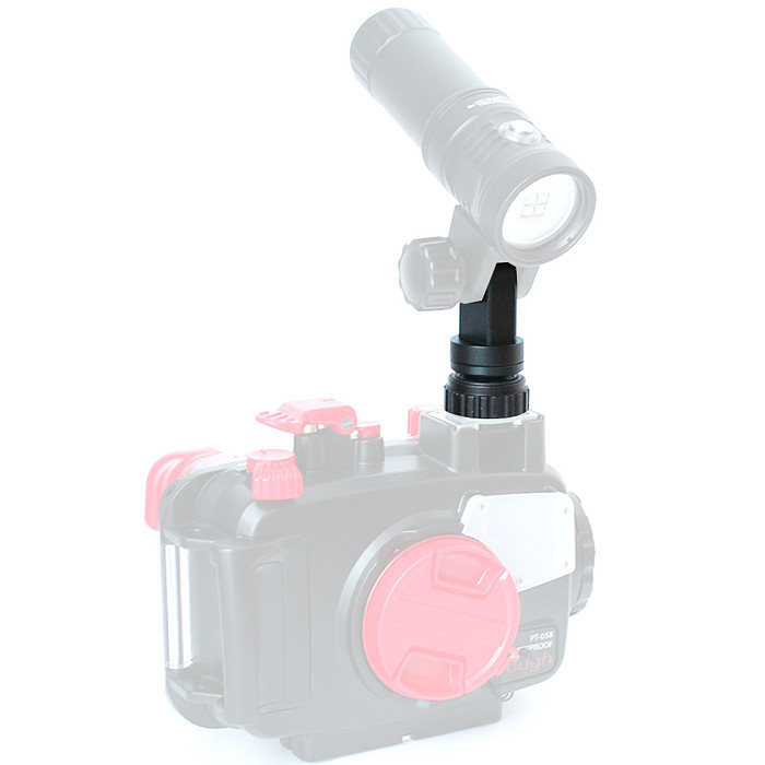 NiteScuba Waterproof Shell Hot Shoe Adapter Aluminum Alloy Adapter for Diving Camera Underwater Photography