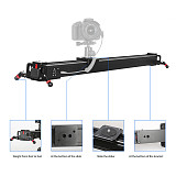 BGNING Camera Slider Control Aluminum Track Rail Shooting Stabilizer Rail for Canon Sony DSLR Camera Video Photography Track Slider