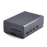 XT-XINTE Aluminum Alloy Metal Heat Sink Cooling Protective Shell Suitable for Raspberry Pi 4B