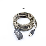 XT-XINTE USB2.0 Signal Amplification Extension Cable Extender for All Kinds of Long-distance USB Device Connection