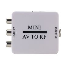 XT-XINTE 1080P AV to RF Video Converter Supports RF67.25/Mhz61.25Mhz for HDTV DVD
