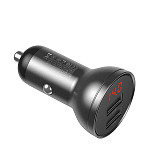 Baseus Dual USB Car Charger 4.8A 24W  5V/2.4A Fast Quick Charging Power Adapter for iPhone Samsung