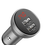 Baseus Dual USB Car Charger 4.8A 24W  5V/2.4A Fast Quick Charging Power Adapter for iPhone Samsung