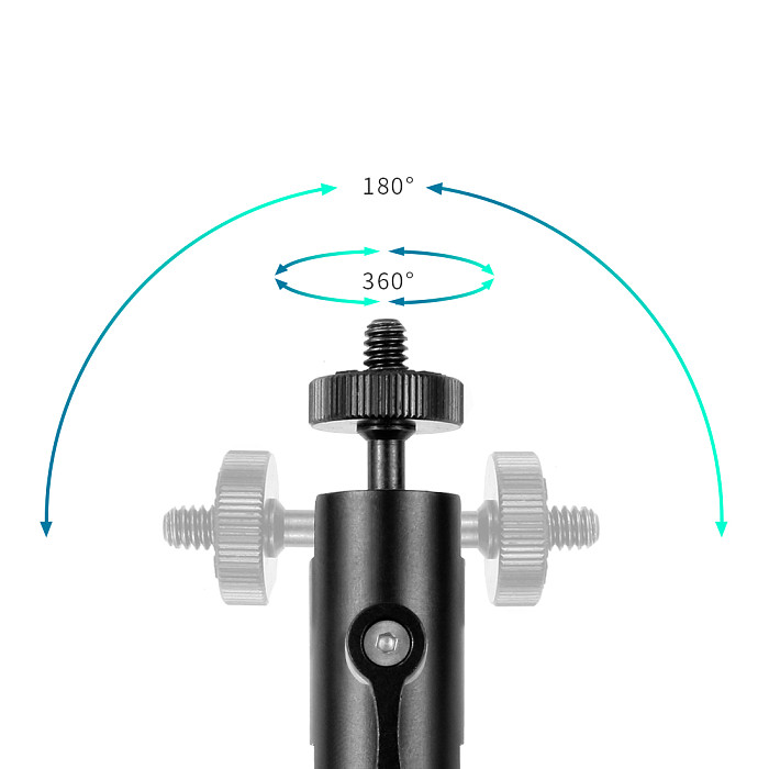 BGNING Multi-function Expansion Board External Monitor Universal Monitor Bracket Anti-loosening Connecting Arm for DJI Ronin Ronin-S Stabilizer