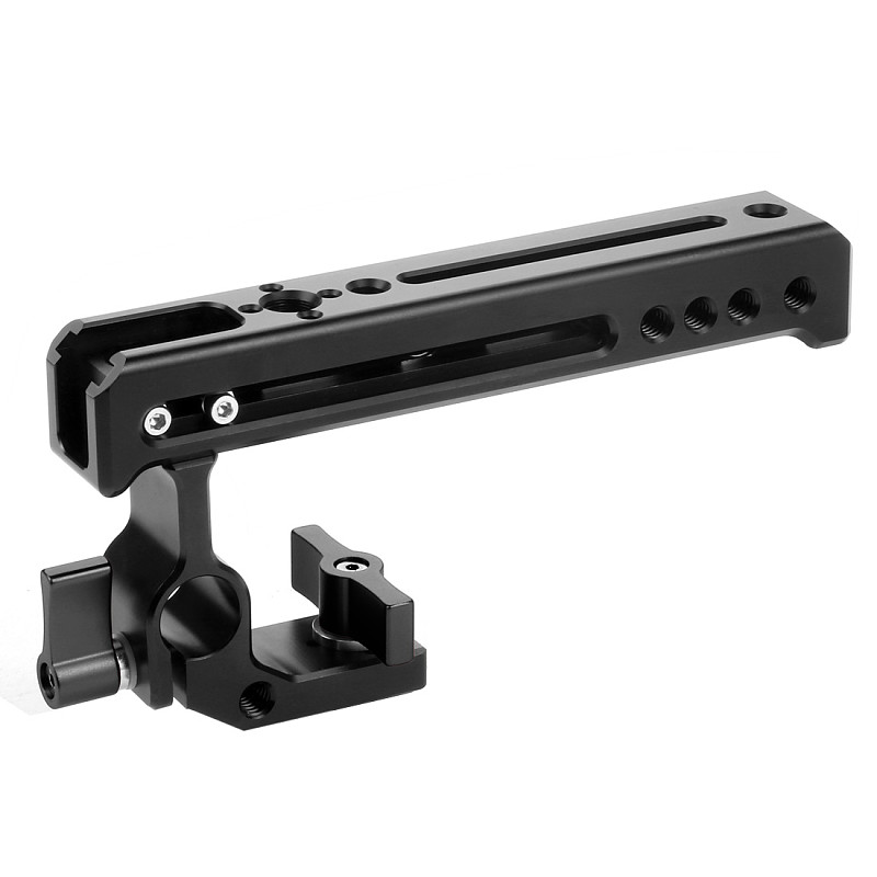 FEICHAO BSB-1 Aluminum Alloy CNC Camera SLR Rabbit Cage Kit Universal Multi-function handle Cold Shoe Extension Accessories 15mm rail hole with  3/8*10mm screw