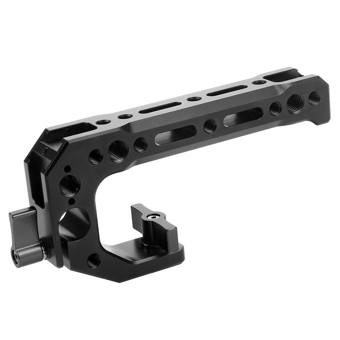 FEICHAO BSB-2 Aluminum Alloy CNC Camera SLR Rabbit Cage Kit Universal Multi-function Handle Cold Shoe Extension Accessories 15mm Rail Hole with  3/8*10mm Screw