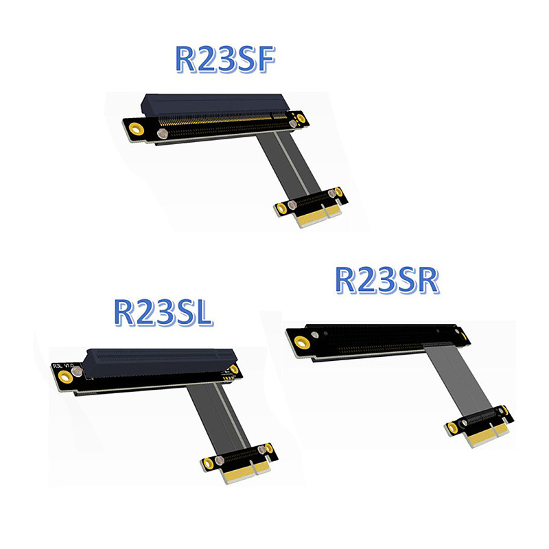ADT-Link R23SL PCI-E x4 Adapter Board Cable PCIe 3.0x4 Extension Cable Adapter x16 16x 4x PCIe3.0 High Speed