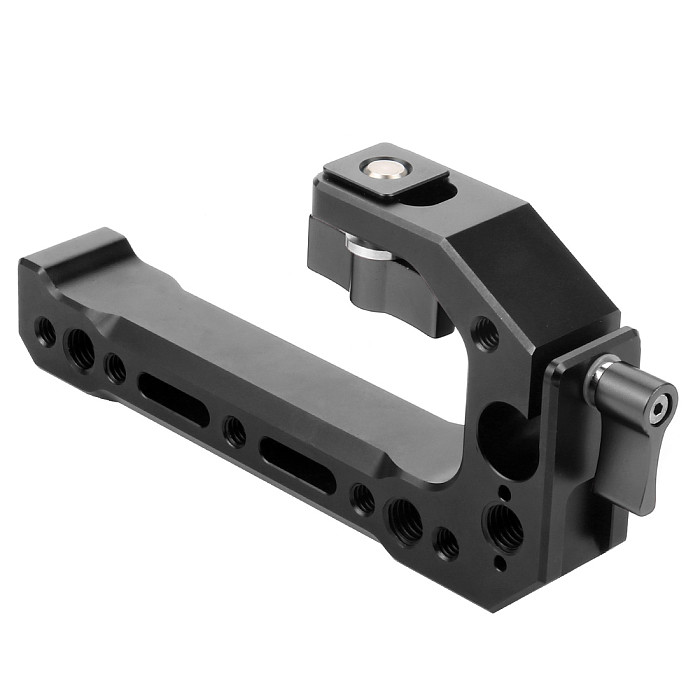 FEICHAO BSB-2 Aluminum Alloy CNC Camera SLR Rabbit Cage Kit Universal Multi-function Handle Cold Shoe Extension Accessories 15mm Rail Hole with  3/8*10mm Screw
