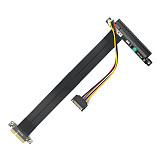 ADT-Link R23SL PCI-E x4 Adapter Board Cable PCIe 3.0x4 Extension Cable Adapter x16 16x 4x PCIe3.0 High Speed