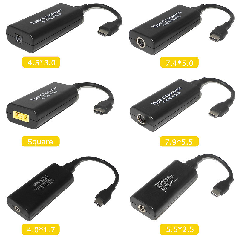 XT-XINTE PD Power Charger Converter Female to USB Type-C Connector for HP Laptop for Laptop Charger USB C Adapter