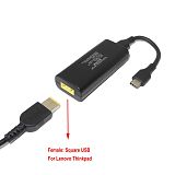 XT-XINTE PD Power Charger Converter Female to USB Type-C Connector for HP Laptop for Laptop Charger USB C Adapter