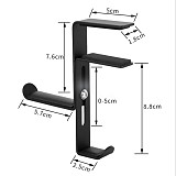 XT-XINTE Metal Headphone Stand Desk Headphone Stand Space Saving Hook HolderOffice Display Stand Non-slip Table Clamp