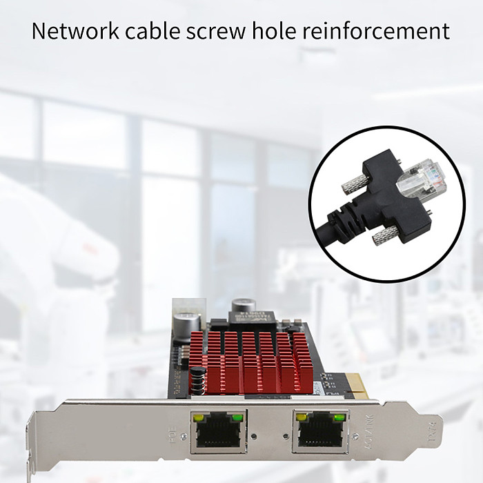 DIEWU POE PCI-E Network Card POE 10/100/1000M Gigabit Ethernet Converter Network LAN Adapter for POE Camera Visual Capture Card