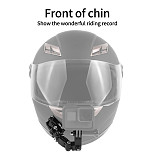BGNING Helmet Shooting Fixing Bracket Helmet Assembly Set for GOPRO 8/7/6 DJI Osmo/Insta 360/XIAOYI Sports Camera