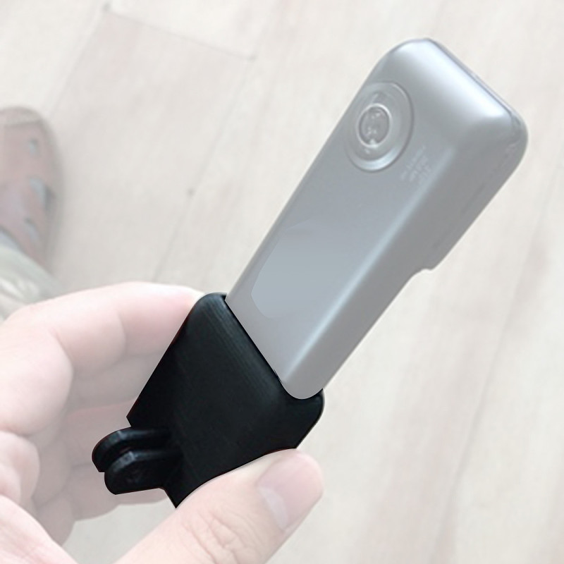 BGNING 1/4 Single Port Version 1/4 And GOPRO Dual Port Version Reserved Charging Port Version 3D Printed Parts for Insta360 Nano/Nano s Camera Adapter Base