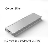 XT-XINTE JSM576 / JSM716Chip USB 3.0 SSD Case M2 SSD to Type-C Hard Drive Enclosure M2 2230-2280 External Hard Drive Enclosure for NGFF SSD