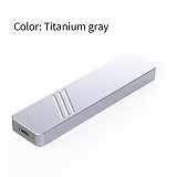 XT-XINTE Aluminum Alloy M.2 M-key SSD Case 1Gbps Type C USB3.1 GEN2 M.2 Hard Drive Enclosure for NVMe M.2 2230-2280 SSD