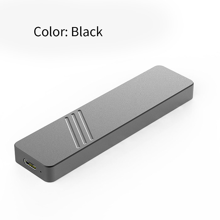 XT-XINTE Aluminum Alloy M.2 M-key SSD Case 1Gbps Type C USB3.1 GEN2 M.2 Hard Drive Enclosure for NVMe M.2 2230-2280 SSD