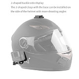 BGNING Helmet Shooting Fixing Bracket Helmet Assembly Set for GOPRO 8/7/6 DJI Osmo/Insta 360/XIAOYI Sports Camera