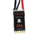 FEICHAO 1/4Pcs BLHeli_32 bit 35A ESC 2-5S 3D Mode Support for DIY Dshot150/300/600/1200 Multishot FPV Drone