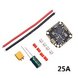 FEICHAO GHF411AIO Pro F4 OSD Flight Controller Integrated 25A / 35A BLheli_S 2-6S 4in1 Brushless ESC For Toothpick First Person View Racing Drone