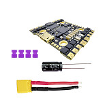 FEICHAO Betaflight MATEKF411 AIO 3S-6S 35A Flight Control Board Built-in OSD Barometer for First Person Vision Racing Drone RC Quadcopter