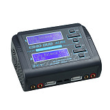 HTRC C240 DUO AC 150W DC 240W 10Ax2 Dual Channel Multi-function RC Battery Balance Charger
