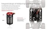 HobbyWing QuicRun Fusion 540 Brushless Sensory Motor 1200KV 1800KV Built In 40A ESC 2 in 1 for RC 1/10 Climbing Car model Racing
