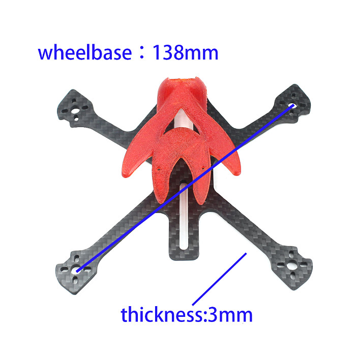FEICHAO Seastar 138mm 30g Mini DIY RC Drone FPV Frame with Camera Protective Case for 3 inch propeller 1104-1506 Motor 20-30A ESC 2-4S 850mah Battery