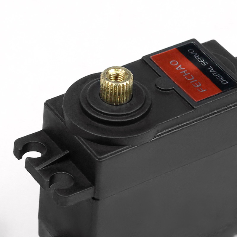 FEICHAO 15kg Metal Gear Digital Servo 180/270/360 Degree Metal Gearmotor for Futaba JR Car RC Helicopter Boat DIY Toys