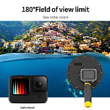 TELESIN Dome Port 30M Waterproof Diving Camera Lens Cover Waterproof Case Housing Floating Handle Trigger For GoPro Hero 9 Camera