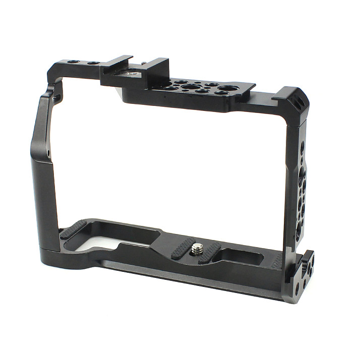 BGNING BTL-FT3 Aluminum Alloy XT2/XT3 Rabbit Cage Camera Protection Frame Tripod Expansion Platform Handheld Camera Accessories Cold Shoe Holder Fill Light Lamp Holder for Fuji XT2/XT3 Camera
