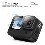 FEICHAO 2 Sets GoPro Hero9 Camera Lens Protective Film HD Tempered Screen Protector Sports Camera Accessories Protective Film