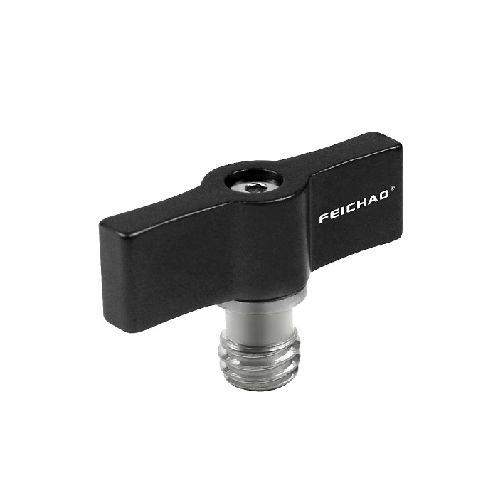 FEICHAO CNC Handle Adjustable 3/8*10mm Stainless Steel 304 Screws  Wrench-free Quick-install Photography Accessories for SLR Rabbit Cage Sports Cameras DJI GOPERO Sony Fuji Nikon