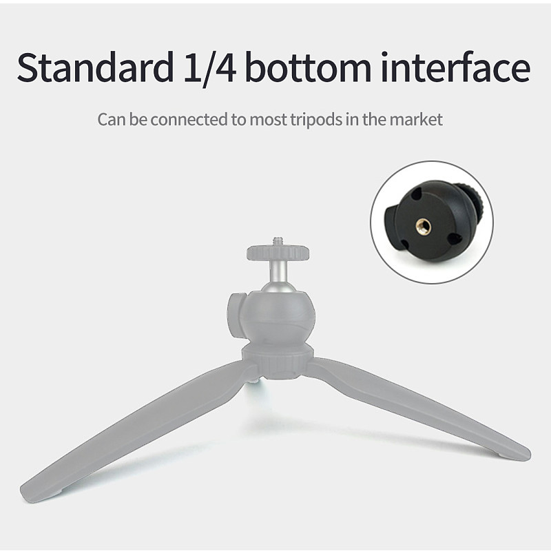 BGNing Mini Tripod Ball Head 360 Degree Swivel Ballhead Video Stand Panoramic Heads for SLR Camera Tripod Stabilizer Accessories